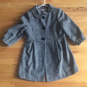 Baby Doll Houndstooth Coat